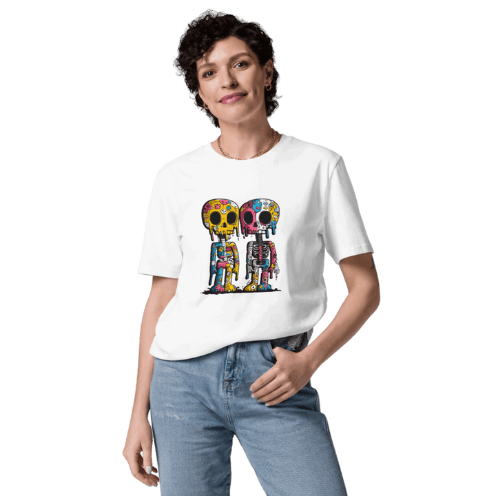Print 'Skull Drip' Organic Cotton T-shirt MILTTI