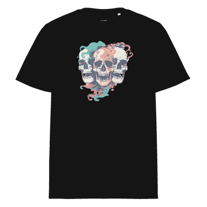 Print 'Skull Squad' Organic Cotton T-shirt Black MILTTI