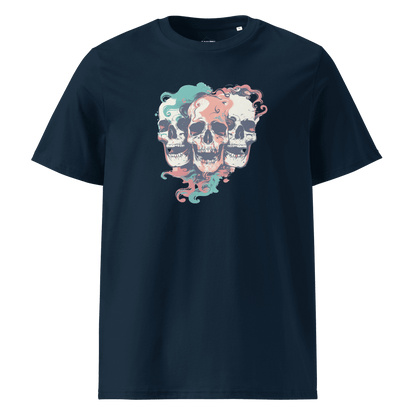Print 'Skull Squad' Organic Cotton T-shirt French Navy MILTTI