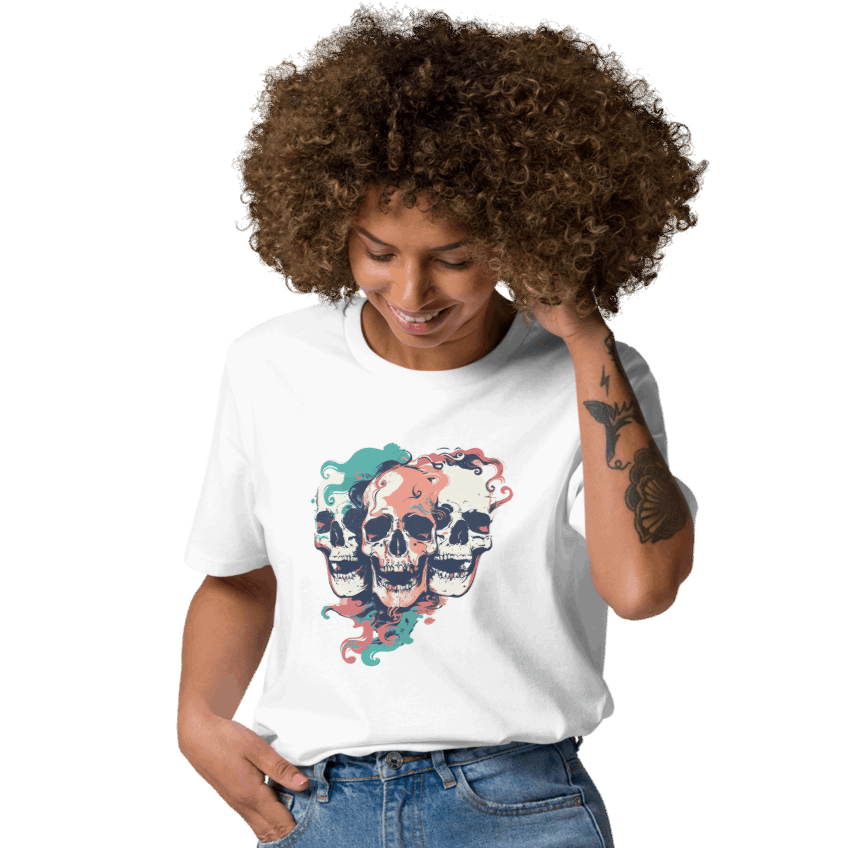 Print 'Skull Squad' Organic Cotton T-shirt MILTTI