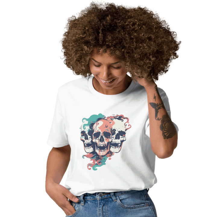 Print 'Skull Squad' Organic Cotton T-shirt MILTTI