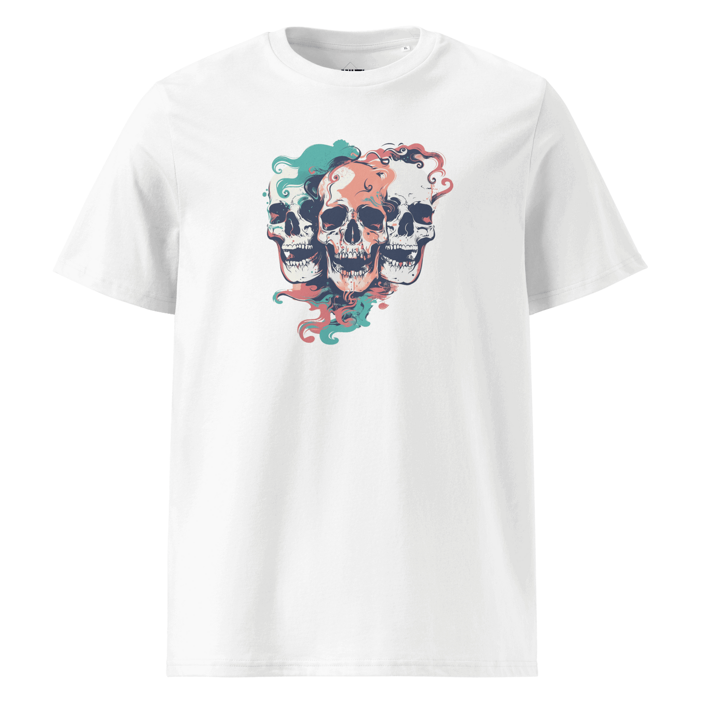 Print 'Skull Squad' Organic Cotton T-shirt White MILTTI