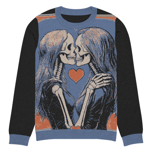 Print 'Skullmates' Knitted Sweater 3XL MILTTI