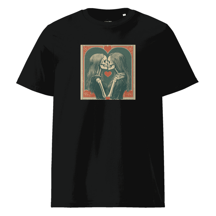 Print 'Skullmates' Organic Cotton T-shirt Black MILTTI