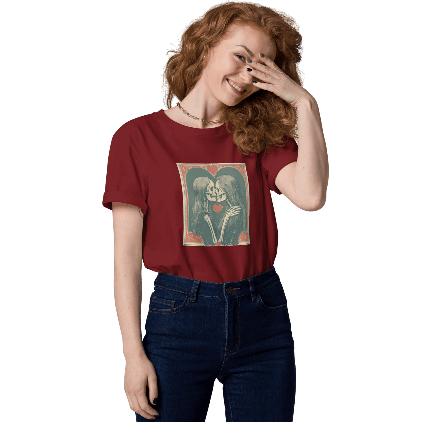 Print 'Skullmates' Organic Cotton T-shirt MILTTI
