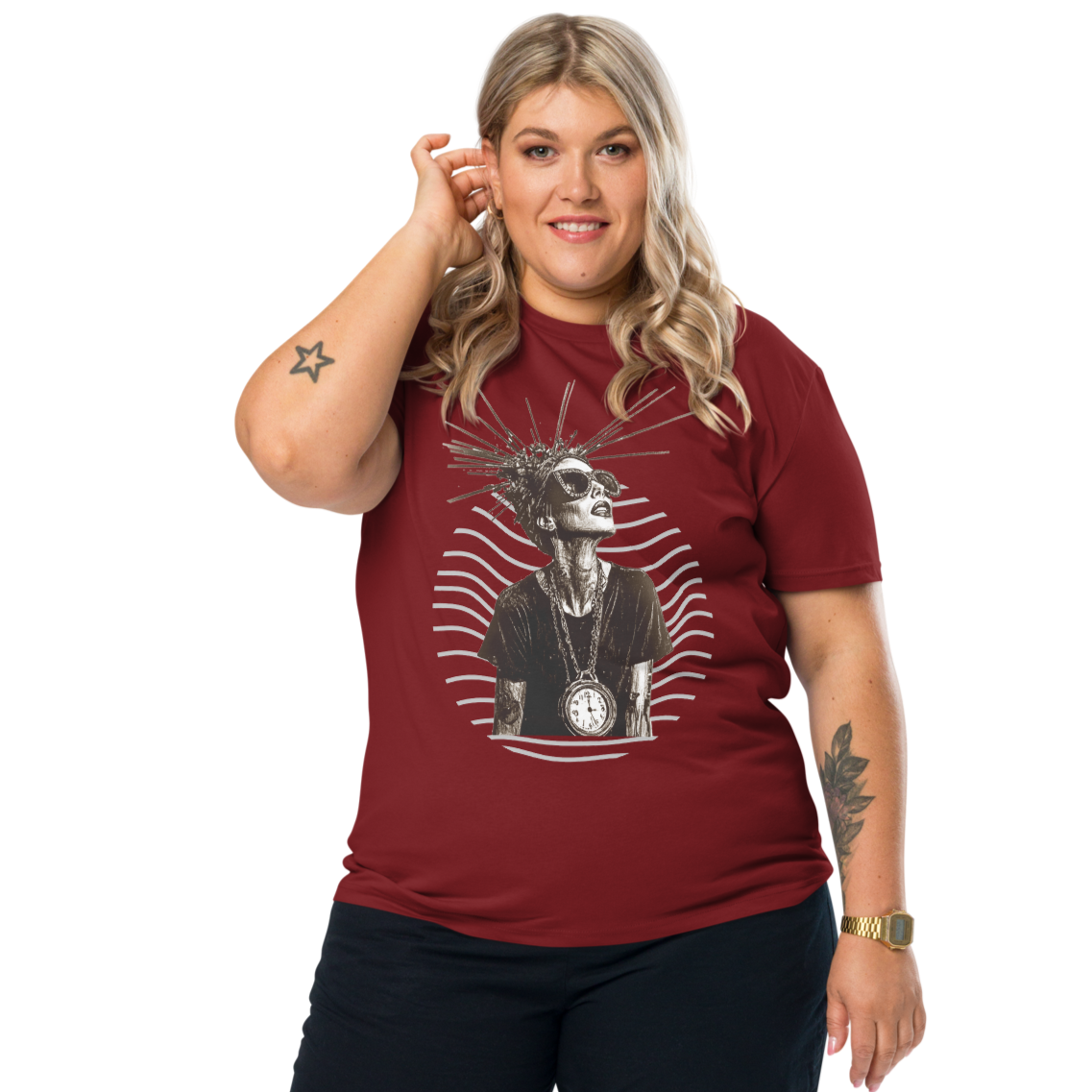 Print 'Timeless Rebel' Organic Cotton T-shirt MILTTI