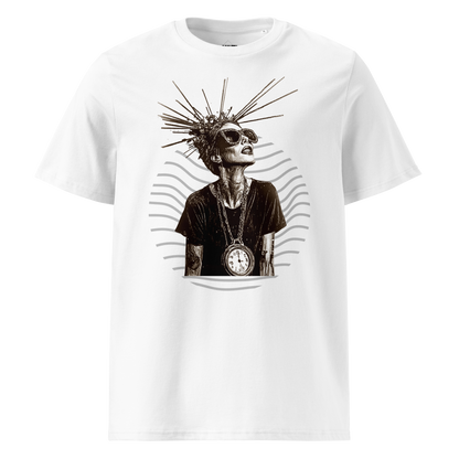Print 'Timeless Rebel' Organic Cotton T-shirt White MILTTI