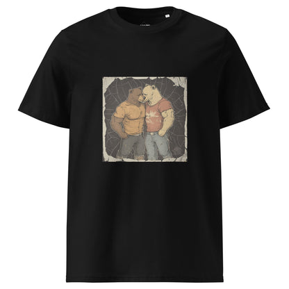 Print 'Bears' Organic Cotton T-shirt Black MILTTI