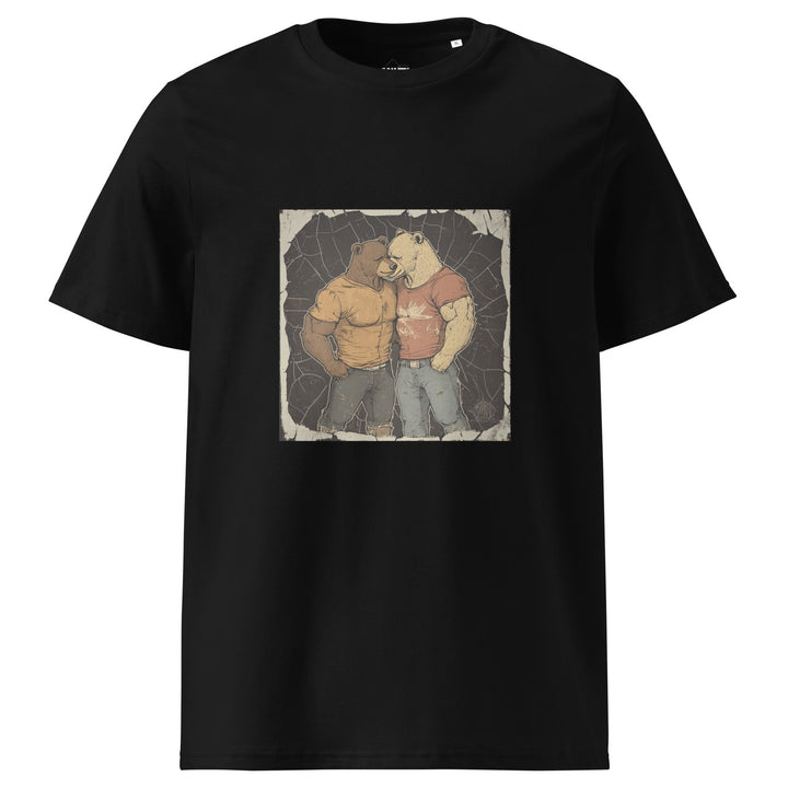 Print 'Bears' Organic Cotton T-shirt Black MILTTI