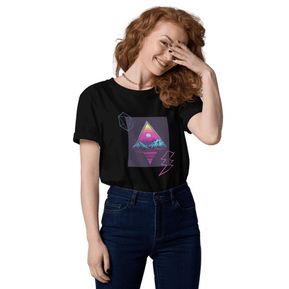 Print 'Pop Triangle' Organic Cotton T-shirt MILTTI