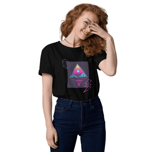 Print 'Pop Triangle' Organic Cotton T-shirt MILTTI