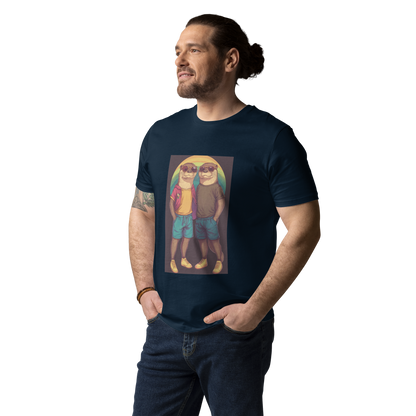 Print 'Otter Couple' Organic Cotton T-shirt MILTTI
