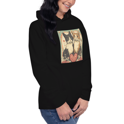 Print 'Kitty Couple' Hoodie MILTTI