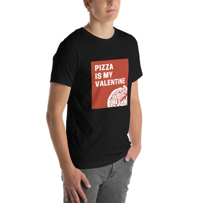 Print 'Pizza is my Valentine' T-shirt MILTTI